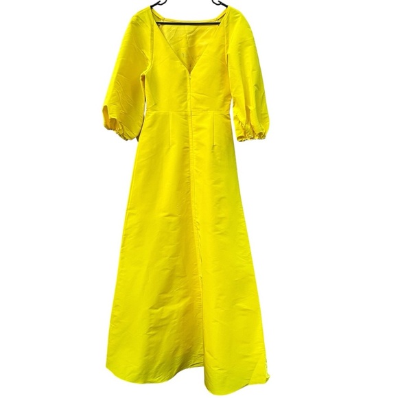 CAROLINA HERRERA Wrap-Effect Draped Silk-Faille Gown - Picture 3 of 10